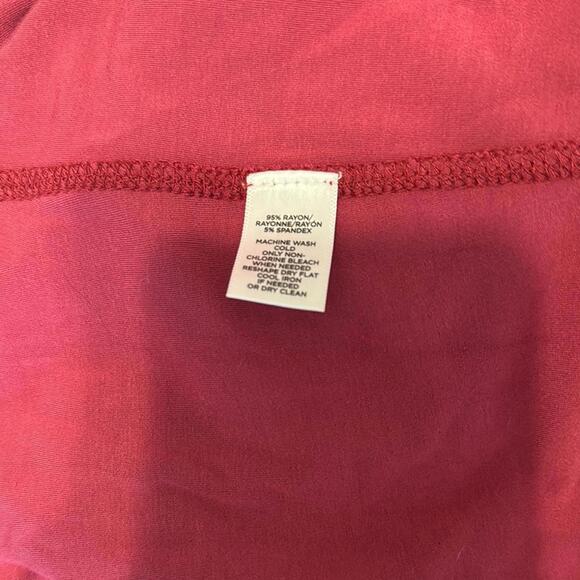 LOFT Women’s Burgundy Maxi Skirt with Split - Picture 5 of 5